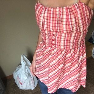 Blouse Shirt with Straps and Tie